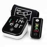 IEA Medical Bundle: Blutdruckmessgerät & Pulsoximeter, Blutdruckmessung, Pulsüberwachung & Sauerstoffsättigung in einem Set zur Gesundheitsüberwachung