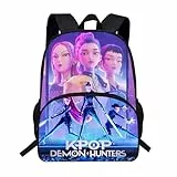 K pop Demon Hunters Schulrucksack, Backpack, Coole Schultasche for Teens, Leicht & Stylisch for Schule, Uni & Reisen for K-Pop Demon Hunters Fans Merchandise