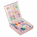 Generic Stylish Mädchen Haarschmuck Aufbewahrungsbox Haarspange Halter Zubehör Organizer 29 cm x 27 cm x 6.5 cm für Girls