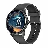 AcclaFit Smartwatch Damen Herren, 1.38 Zoll HD-Display Smart Watch mit Bluetooth Anrufe, Fitness Tracker mit Herzfrequenz SpO2 Schlafmonitor Schrittzähler, IP68 Wasserdicht Fitnessuhr für Android iOS