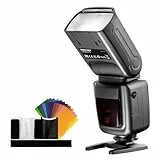 PHOTOOLEX Blitz Flash Speedlite für Canon Nikon Sony Panasonic Olympus Pentax Fujifilm Sigma Minolta und Andere DSLR Digital SLR Film SLR Kameras und Digital Kameras mit Single-Kontakt Hot-Schuh