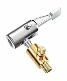 Flaconi Autoreifen Ventil Adapter, Autoventil Adapter, Autoventil Hebelstecker, Adapter Reifenfüller, Reifenfüller Adapter, Ventil Hebelstecker Adapter, Geeignet für Auto,LKW,SUV,Motorrad,Fahrrad