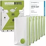 NORDIC® - Vakuumbeutel 6x Größe L in 80x60cm - BPA Frei - Vakuumbeutel für Bettdecken etc. – Vacuum Bags for Clothing – Vakuumierbeutel Kleidung – Vacuum Storage Bags - Vakuum Reisebeutel