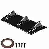 Terisass Auto Heckstoßstange Lip Diffusor, Universal Auto Heckstoßstange Lip Diffusor 3 Stil Haifischflosse Lip Splitter Spoiler Heckstoßstange
