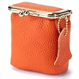 Mini Schmuckschatulle, Lippenstifttasche aus Leder, Tragbarer Vintage Münzgeldbeutel Organizer für die Aufbewahrung von Halsketten und Armbändern auf Reisen