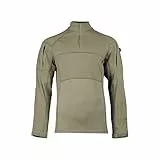 Mil-Tec Feldhemd Assault • Taktisches Langarmshirt Herren mit Oberarmtaschen, Stifthalter, Klettbündchen • Atmungsaktives Combat Shirt • Funktionsshirt in vers. Tarnfarben • Größen S–3XL