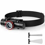 Sofirn HS11 Stirnlampe Led Wiederaufladbar - Superhell 630 Lumen Zoombar Kopflampe Stirnlampe Aufladbar, Led Stirnlampen mit 5 Lichtmodi, Stirnleuchte für Laufen Joggen Camping Reparatur Notfälle usw