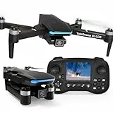 Toladrone TD31LCD Drohne mit LCD-Bildschirm, Digitale Bildübertragung, Drohne mit Kamera, Bürstenloser Motor, Drohnen für Anfänger, Faltbarer RC-Quadcopter für Erwachsene