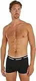 Calvin Klein Herren 5er Pack Boxershorts Low Rise Trunks Unterwäsche, Schwarz (Black W Black Wb), L