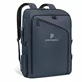 Pactastic Handgepäck Reise-Rucksack 40 Liter Carry-On | Reisetasche 1.300 g leicht mit Laptopfach, Rückenpolsterung | 3 Hauptfächer & Koffer-Öffnung | ideal für Flugzeug 40 x 20 x 55 cm