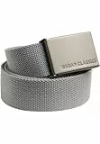 Urban Classics Gürtel Canvas Belt Unisex, grey,
