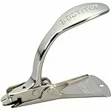 Bostitch Robuster Heftklammerentferner für Büro, eingebauter Klammerschutz, verschleißfeste, vernickelte Oberfläche, Chrom