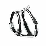 Ferplast Hundegeschirr für kleine Hunde ERGOCOMFORT, verstellbar, komfortabel, gepolstert, Schnellverschluss, Größe XS, max. 15 kg, Silber