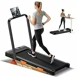 UMAY Laufband für Zuhause klappbar, Laufband mit Steigung für Zuhause 15%, 2.5HP Walking Pad mit Steigung max. Belastung 136 kg und LED-Anzeige