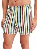 CALIDA Prints Boxershorts Herren, mit stoffüberzogenem Bund, aus 100% Baumwolle, ohne Eingriff Cream Gold 52-54