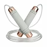 Cavobo Springseil Erwachsene Fitness Verstellbar mit Hautfreundlichen Schaum Griffe, 3 Meter Länge Einstellbar PVC Seil,Rutschfest und Ideal für Fitness & Ausdauer & Seilspringen