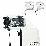 JJC Kamera-Regenschutz für Canon, Nikon, Sony, Kameras mit Objektiv und Blitz bis zu 28 x 17 cm (L x B), transparenter Kamera-Regenschutz, Regenschutz, Regenbekleidung, 4 Stück