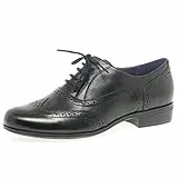 Clarks Damen Hamble Oak Schnürhalbschuhe, Schwarz (Black Leather), 39 EU