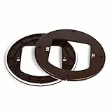 PetSafe - Installationsrahmen für Microchip & Manuell Verriegelnde Katzenklappe - Vielseitig, Energieeffizient, Einfache Installation - Braun