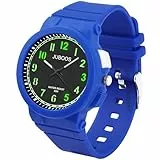 Juboos Neue 7-Farbige Kinderuhren, Kinderuhr Jungen Mädchen Analog Quartz Uhr mit Armbanduhr Kautschuk Wasserdicht Outdoor Sports Uhren 5-16
