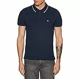 Wrangler Herren Pique Poloshirts, Blau (Navy 114), S EU