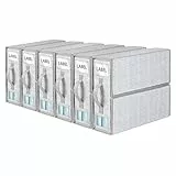 Syeeiex Bettwäsche Aufbewahrung Organizer 6 Stück, Faltbare Aufbewahrungstasche für Bettlaken, Bettwäsche Organizer mit Fenster&Etikett, Unterbett Aufbewahrungsbox für King&Queen Size Bettlaken Decken