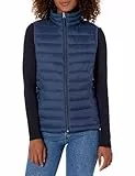 Amazon Essentials Damen Leichte wasserabweisende und packbare Steppweste, Navy, M