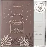 LEBENSKOMPASS 5 Minuten Achtsamkeitstagebuch “Hazel Tagebuch für mehr Dankbarkeit, Achtsamkeit, Selbstliebe & Motivation - Journal für deine Persönlichkeitsentwicklung