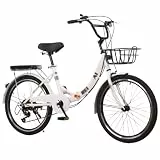 20' 22' 24' 26' Faltrad - Fahrrad Mit 21 Gängen, Rahmen Aus Kohlenstoffstahl, Klapprad Für Den Stadtverkehr, Klapprad Mit Kissen A,26 inch