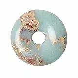 35mm Kaiserlicher Jaspis AnhäNger Retro Diy Buddha Kette Schmuck ZubehöR FüR Dekoration Und Geschenk, Donut Form, Mehrfarbig