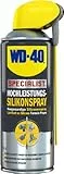 WD-40 Silikon-Spray Specialist, Kontakt-, Teflon-Schniermittel, Fahrrad-, Bike-, Auto-, Ketten-, Motorrad-, Multifunktions-Spray, 400-Ml, Smart Straw, Schwarz