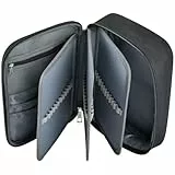 OctBird Große Federmäppchen,Pencil Case mit Grossem mit 72 Slots,Mäppchen Portable,Beutel AbnehmbarMaeppchen,Federmappe Organizer für Büros und Schulen 23x16x7cm, Schwarz