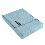 KinHwa 2er Set Mikrofaser Handtücher | Weich, leicht & super saugfähig | 50cm x 100cm | Schnelltrocknend & antibakteriell | Blau