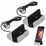 P59C USB C Ladestation, Typ C Dockingstation Ladegerät mit Kabel 2St Handyladegerät Typ C Docking- dockingstation Desktop-Ladestation Desktop- USB-C Schreibtisch Halterung