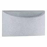 Paco Home Wandleuchte Innen Wandlampe Flur Lampe Indirektes Licht Up Down Effekt G9 Gemütliche Atmosphäre, Leuchtmittel: ohne Leuchtmittel, Farbe: Sandstein-Grau