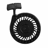 Yosoo Health Gear Rückstoßstarter, Seilzugstarter-Baugruppe, Schwarzer Kunststoff, Metall für 590702, 590739, 590637, 5,83 Zoll, für Rasenmäher, Schneefräse LV195EA, LEV80, LEV115, LEV120