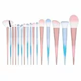 Avejjbaey 16x Make-up Pinsel Set Basic Essential Pinselset Kosmetikpinsel Vollgesichts-Make-up-Pinsel Lidschattenpinsel