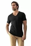Mey Loungewear Serie Dry Cotton Colour Herren Homewear Shirts Schwarz L(L)