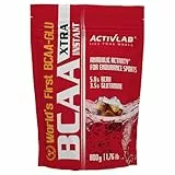 Activlab BCAA Xtra INSTANT 800g, Aminosäuren 2:1:1, 5000mg, 3,5g Glutamin, vor und nach dem Training, Muskelregeneration, 50 Portionen, Cola