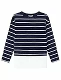 SPRINGFIELD Damen 3.t.a.chenilla Faldon Hemd, Marineblau, Medium