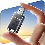 Cleviton for Apple Carplay Wireless Adapter, 3X Autoverbindung, Keine Latenz, Plug&Play, Wireless Carplay Adapter, 2025 Mini Car Play Kabellos Dongle für iPhone 5~17 &927+ Autos, USB-A/C, Grau