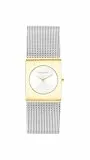 Calvin Klein Zwei-Zeiger-Quarzwerk-Uhr für Damen Kollektion CK Pulse mit Silbernes Edelstahl-Mesh-Gliederarmband - 25100139