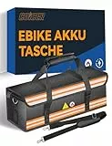 COICER E-Bike Akku Tasche Feuerfeste, Schutz Feuerfeste Box für Akkus Explosionsgeschützte Lipo Fahrrad, Safe Bag Ebike Akku, Schutzhülle Große Batterieaufbewahrung Zubehör (M-Schultergurt-Stil)