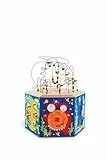 Hape Aktivcenter Korallenriff, Motorikschleife - aus Holz, farbenfrohes Lern- und Motorikspielzeug zur Förderung von Feinmotorik und Sensorik, Baby Spielzeug ab 6 Monaten