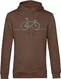 minifan Bio Fahrrad Pullover: Rennrad - Fahrrad Kapuzenpullover - Geschenk für Fahrrad-Fahrer - Mountainbike Rennrad MTB BMX Ausrüstung - Rad Pullover - Pulli - Unisex Hoodie (XL)