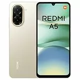 XIAOMI Redmi A5 Smartphone, 3+64GB, Gold, Superklare 32MP AI-Kamera, 5200mAh Akku, Leistungsstarker Octa-Core-Prozessor, Immersives 6,88' 120Hz Display