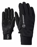 Ziener Erwachsene IRIOS GTX INF Multisport Freizeit-/ Funktions-/ Outdoor-Handschuhe | Atmungsaktiv, Winddicht, Touch, Black, 8, 802048, Schwarz