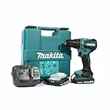 MAKITA DHP490WVE 18 V Lithium-Ionen-Bohrhammer, bürstenlos, kabellos, 13 mm, mit LXT Basisakku und Ladegerät