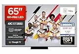 TCL 65Q7C QLED Mini LED Fernseher, 65 Zoll, 4K HDR Premium, Dolby Vision IQ & Atmos, Smart TV mit Google TV, 6.2.2 Sound, 144Hz VRR, AMD FreeSync Premium Pro, HDMI 2.1, AirPlay 2