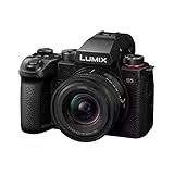 Panasonic DC-S5M2NE LUMIX DC-S5M2 Full Frame Mirrorless Camera Body, 4K 60P and 6k 30P Video Recording, Flip Screen, Wi-Fi, L-Mount, Phase Hybrid AF, Active is, with S-R1840E 18-40mm S Lens, Black